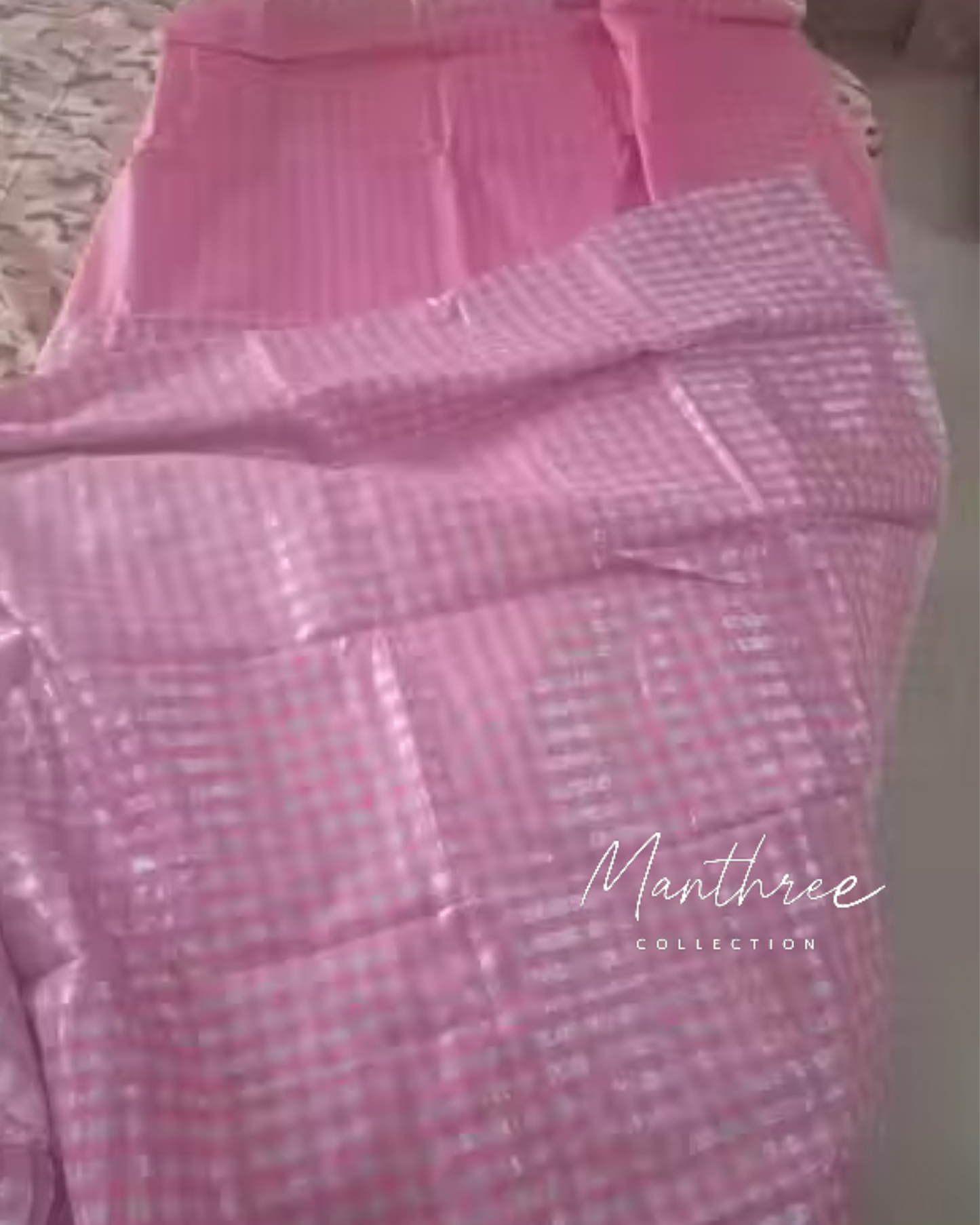 Nayanthra checked saree