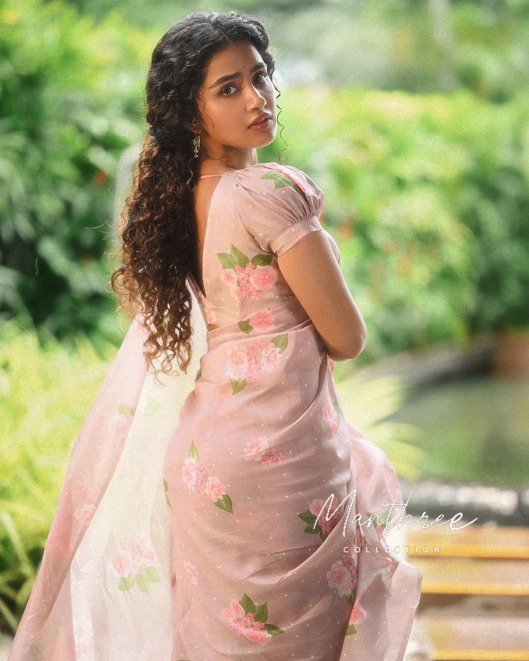 Anupama linen saree