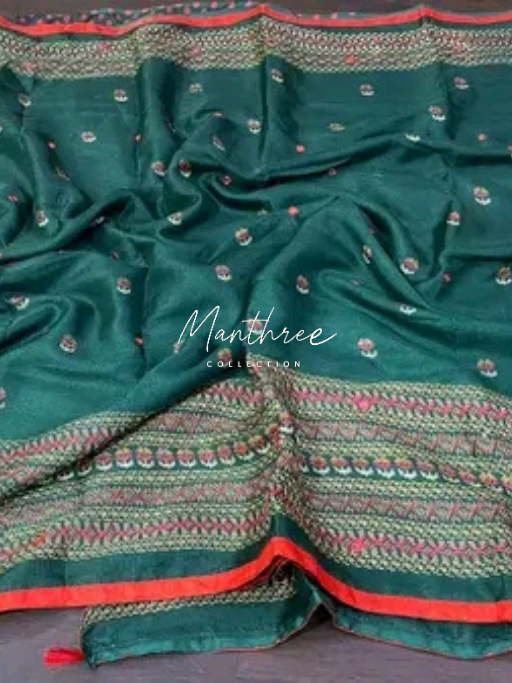 Cotton Jute linen saree
