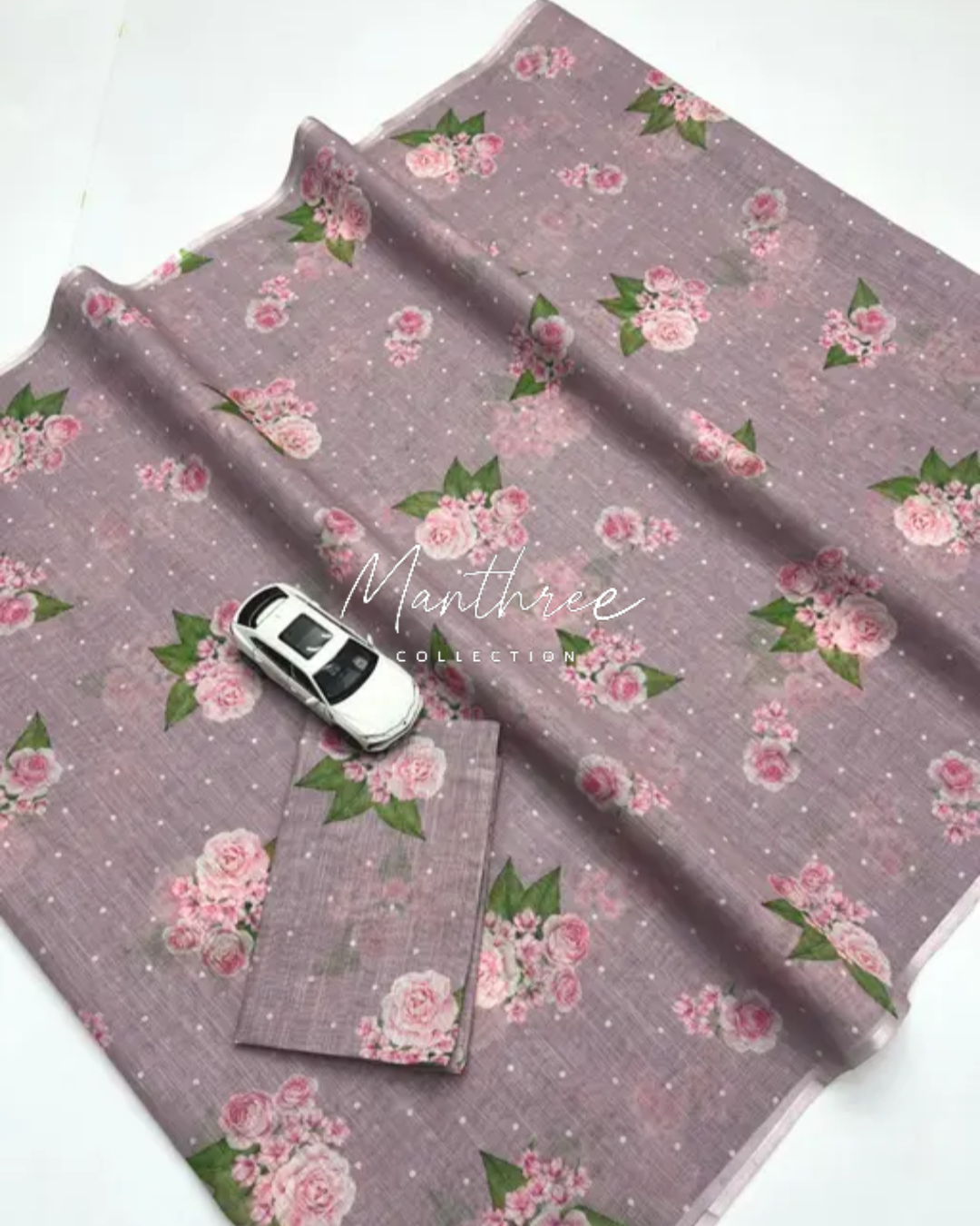Anupama linen saree