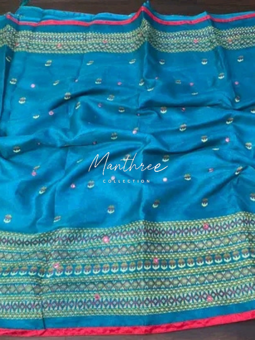 Cotton Jute linen saree