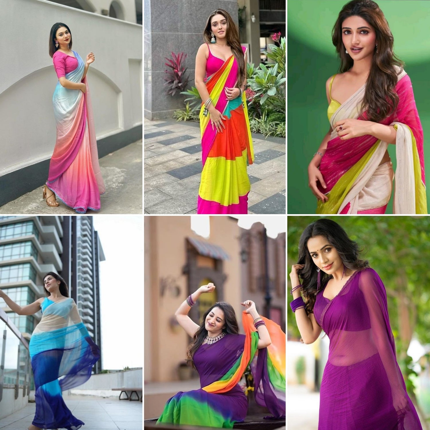 Georgette saree