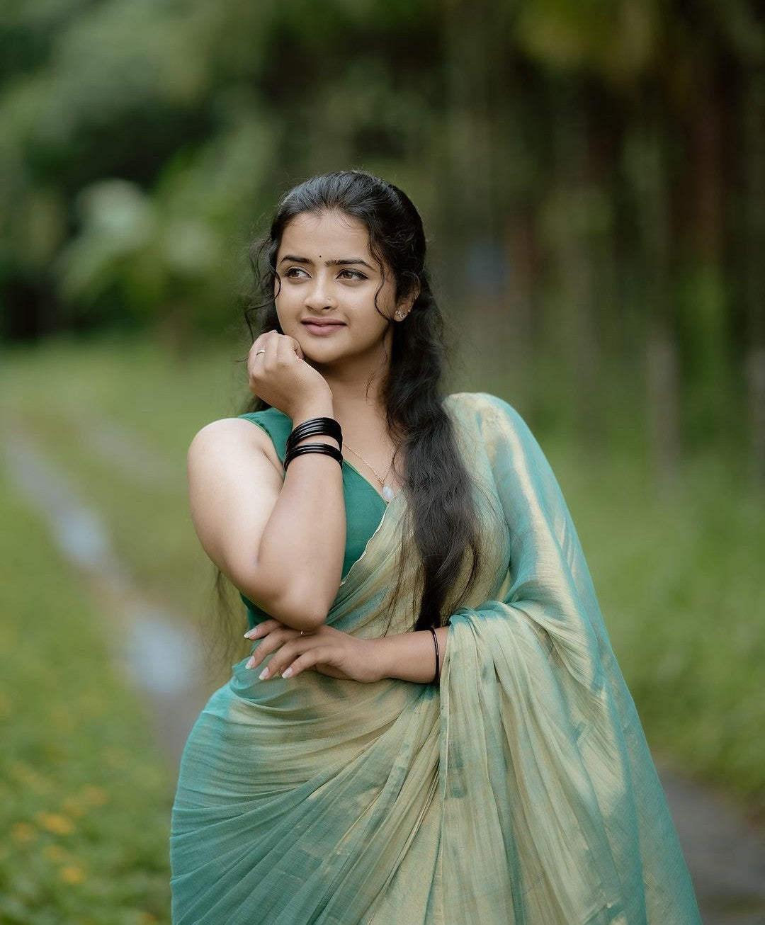 Tissue silk saree