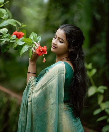 Tissue silk saree