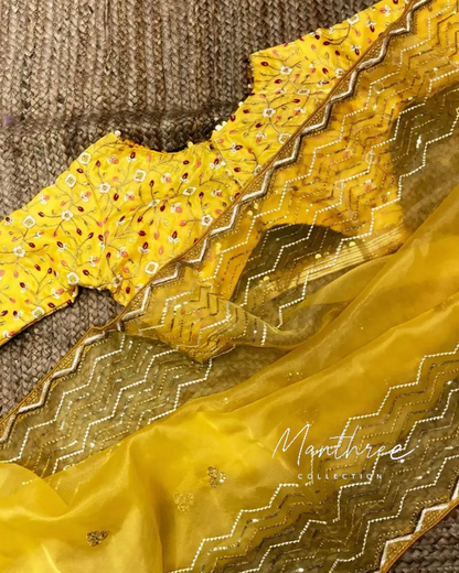 Shriya Saran Yellow designer