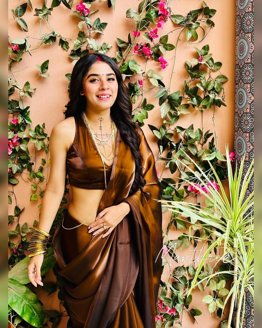Trending ready to wear satin saree