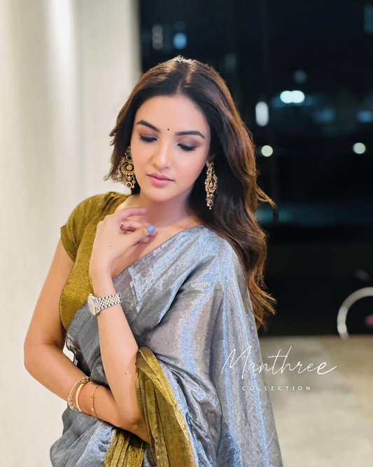 Bollywood tissue silk