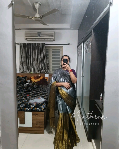 Bollywood tissue silk