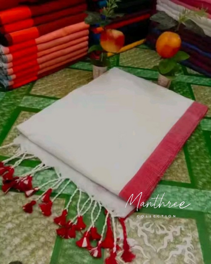 Trending pure cotton saree