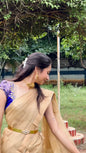Gold Kanjeevaram soft tissue silk saree