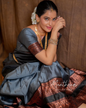 Grey Half saree