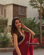 Satin solid saree