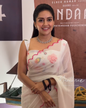 Mahima white saree & embroidery blouse