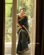 Trending Gold zari designer saree