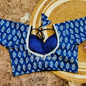 Mamtaj cut indigo blouse