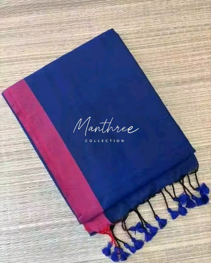 Trending pure cotton saree