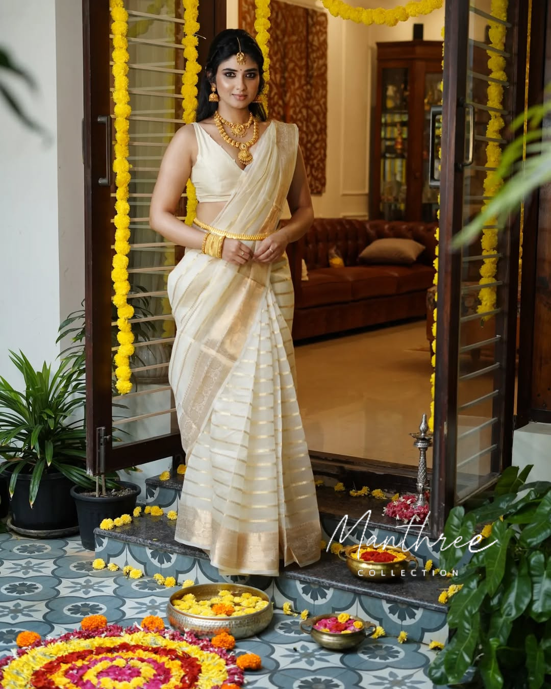Pragya nagara tissue silk saree