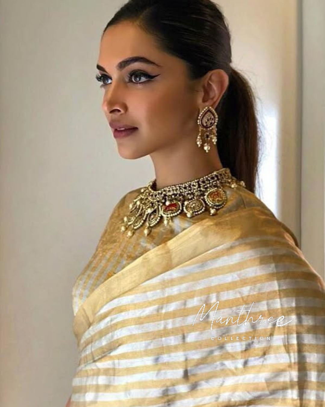 Deepika padukone onam saree