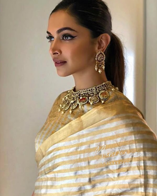 Deepika padukone onam saree