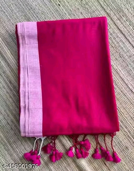 Trending pure cotton saree