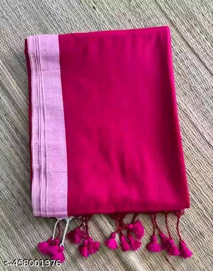 Trending pure cotton saree