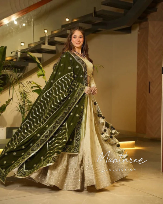 Moonlit Radiance Embellished Lehenga Cholis for Every Special Occasion
