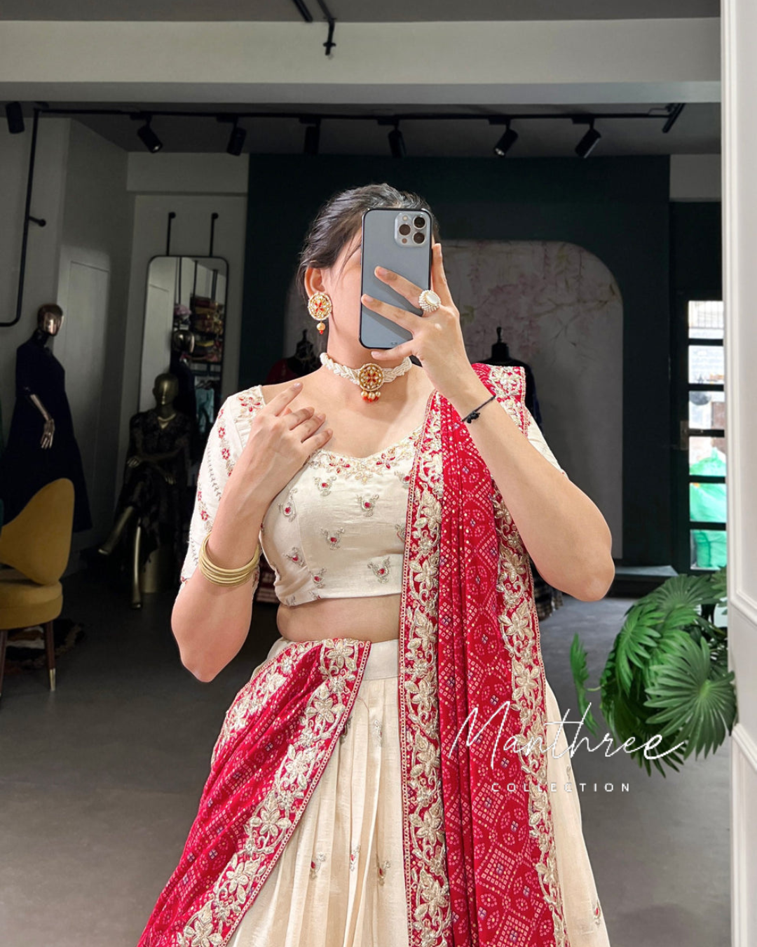 Vichitra Silk Lehenga with Exquisite Sequins and Thread Embroidery Lehenga Choli