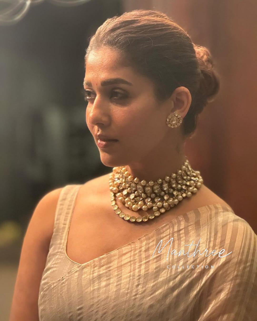 Nayanthara chanderi silk