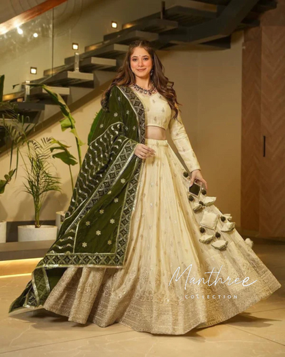 Moonlit Radiance Embellished Lehenga Cholis for Every Special Occasion