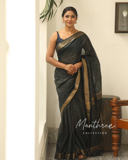 Trending Gold zari designer saree