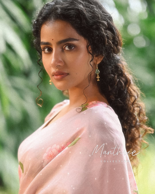 Anupama linen saree