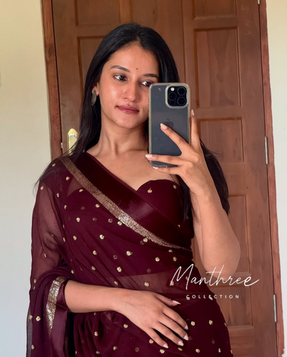 Trending Viscose Georgette saree