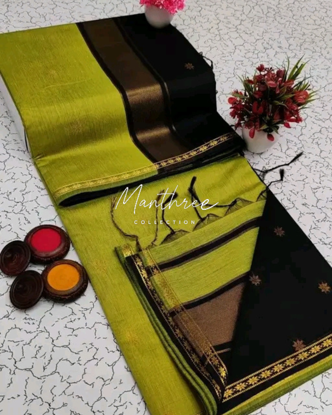 Ethnic Maheshwari Silk Cotton Handloom Saree