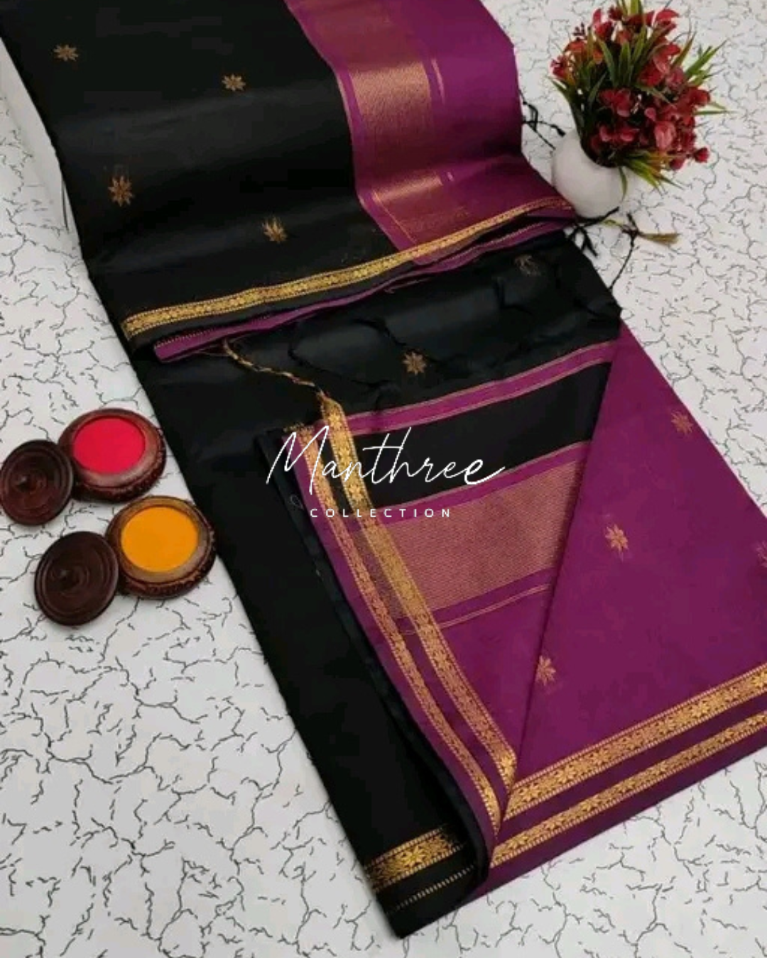 Ethnic Maheshwari Silk Cotton Handloom Saree